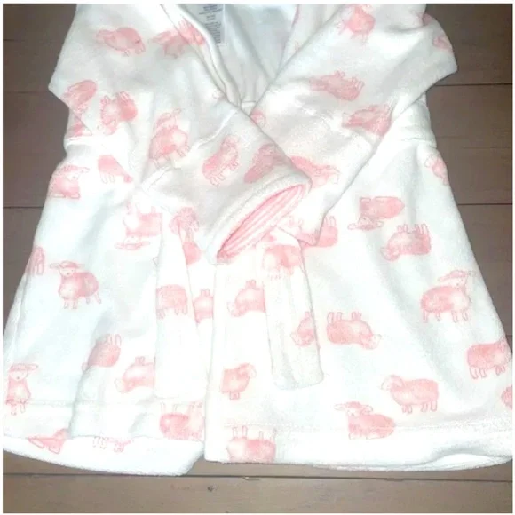 NWT Carter’s 0-9 months Just One You Baby Girls’ Bath Robe - Picture 6 of 9
